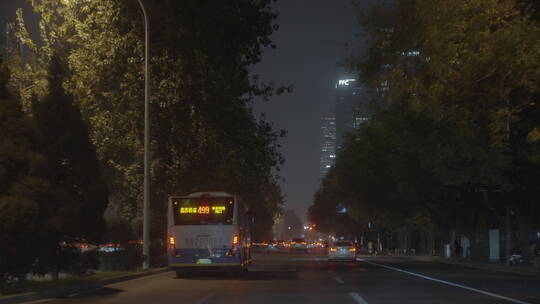 城市夜景车流视频素材模板下载