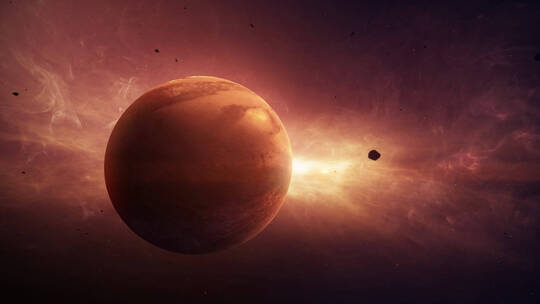 宇宙 太空 星球 火星  星球 太阳系 陨石