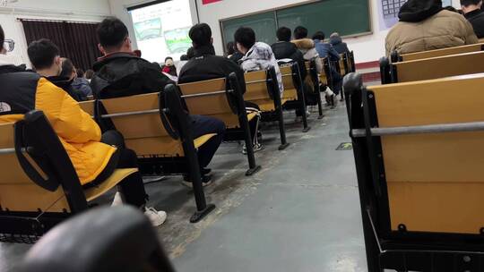 【镜头合集】大学生公开课听课讲课黑板