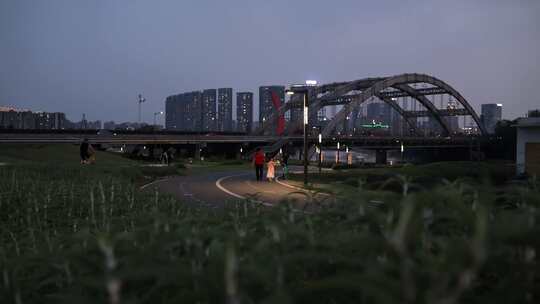 中和湿地公园 河边 跑步 骑车 散步