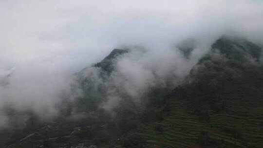 贵州 仁化 民宿  风景 烟雾缭绕