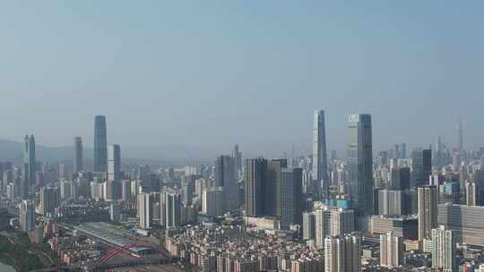 4K航拍深圳城脉中心视频素材模板下载