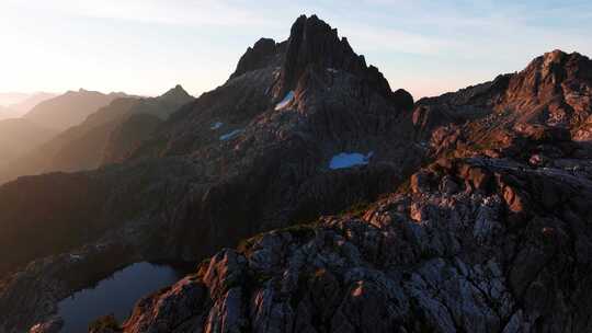 三重峰，加拿大，温哥华岛，山脉