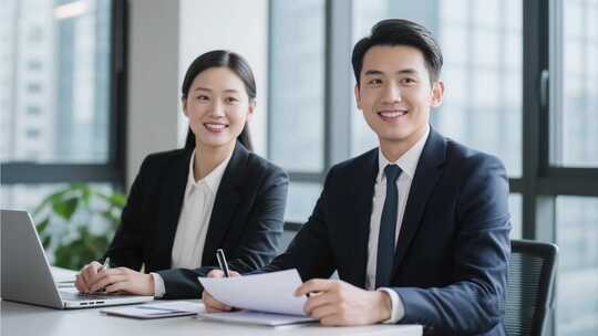 商务白领办公场景