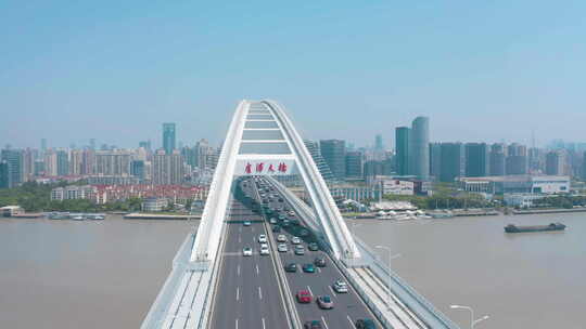 高架 卢浦大桥 车流 大桥 上海 世博