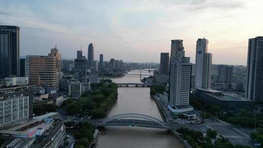 航拍浙江宁波城市宣传片宁波大景