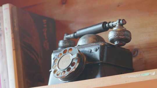 怀旧的物品老式电话机