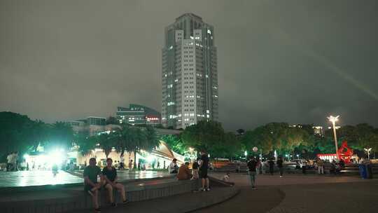 台州CBD夜景风光