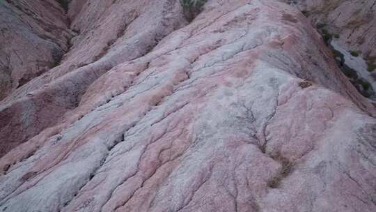 B新疆准噶尔盆地大漠戈壁山峦8视频素材模板下载