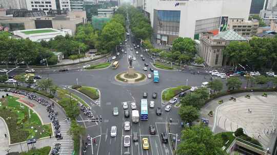 南京新街口孙中山像