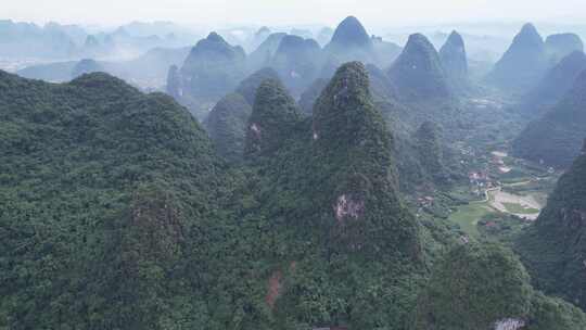 广西桂林遇龙河风景区风光