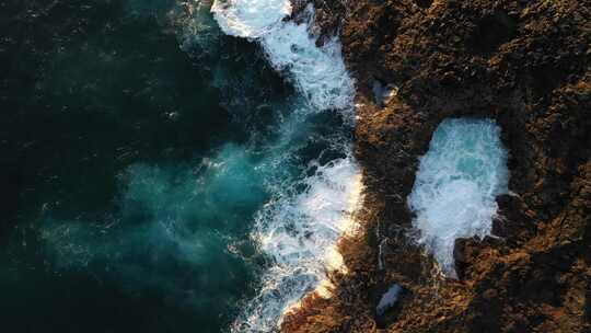 岩石，地层，海岸，海