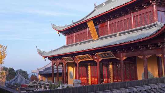 杭州萧山湘湖先照寺建筑风景