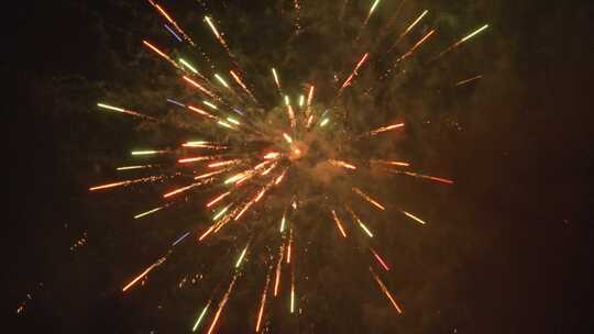 春节除夕节日燃放烟花爆竹