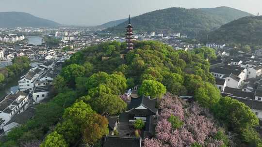 美丽乡村太湖东岸小镇光福（航拍运镜）