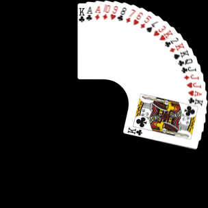 扑克牌扇形发牌动画（透明通道）