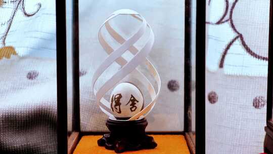 非遗蛋壳雕蛋雕工艺品展示陈列