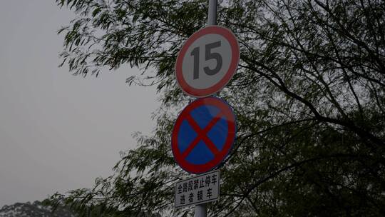 2023广州城市禁止停车指示牌