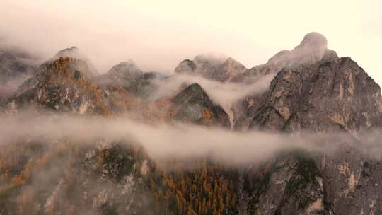 山，洛基，雾，岭