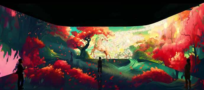 山海经-玃如沉浸式空间效果