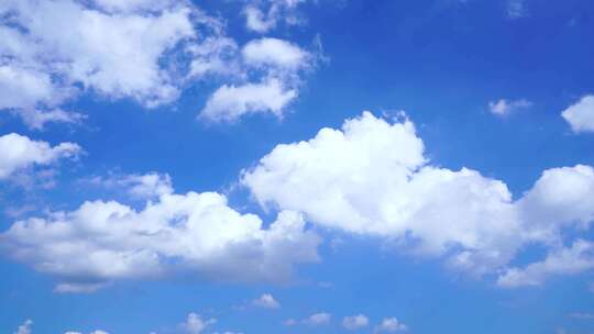 天空云朵飘动移动的云层延时云蓝天白云飘飘视频素材模板下载