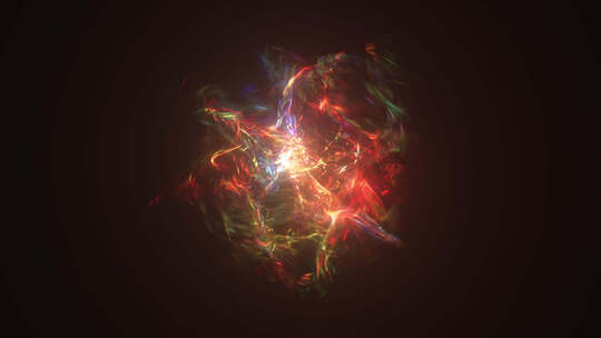 炫彩粒子光效动态画面