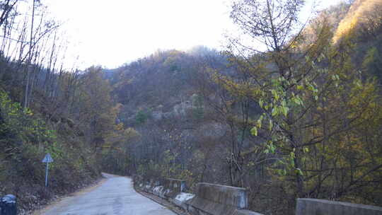 秦岭秋季风景