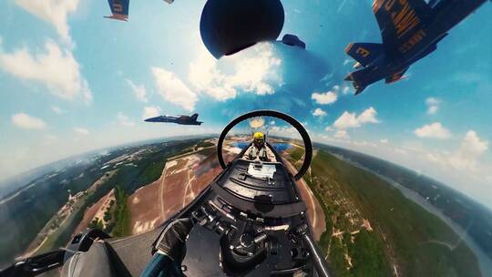 空军模拟驾驶飞机