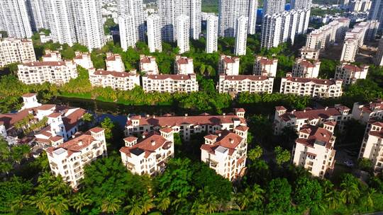 山屿湖 三亚别墅 居住环境 兰海水都花园