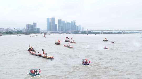 中国广东省广州市珠江端午招景