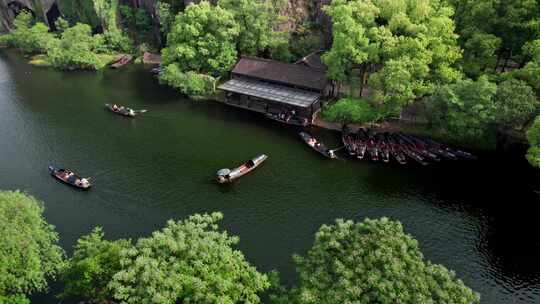 绍兴东湖景区航拍