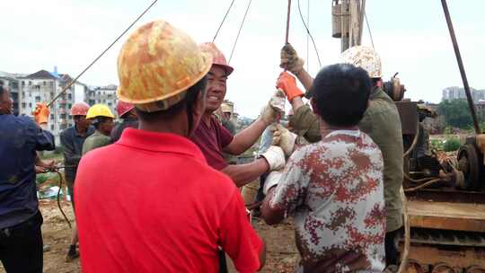 地质勘查 地勘 地基探测视频素材模板下载