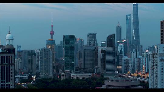 上海延时风景航拍宣传片建筑旅游 (4)视频素材模板下载