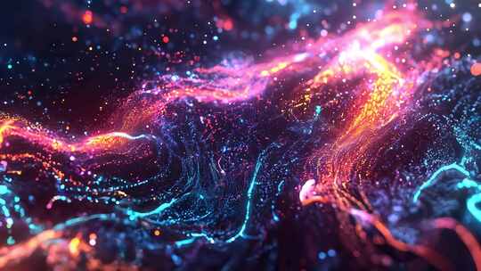 炫彩粒子光效动态背景