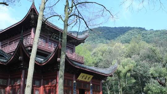 杭州飞来峰永福寺禅院风景