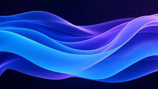 蓝紫色抽象动感波浪背景素材