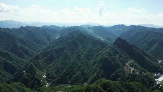 连绵起伏山川风景航拍