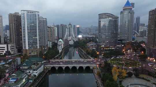 贵阳南明区城市风光航拍