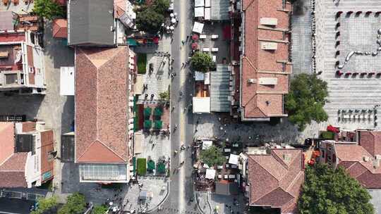 天津上合峰会海河景色航拍