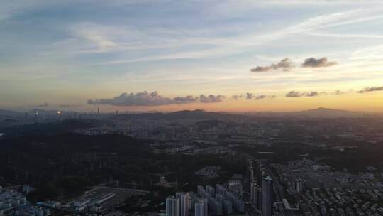 深圳黄昏城市大景2