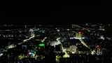 城市航拍广东肇庆大景夜景灯光高清在线视频素材下载