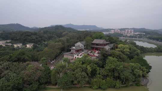 广东惠州西湖准提寺航拍