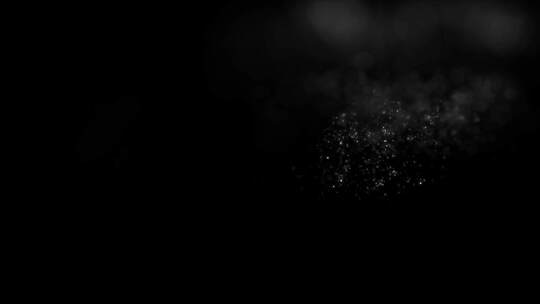 黑色背景粒子特效