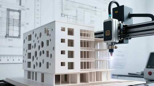 建筑模型3D打印过程