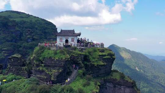 贵州梵净山航拍风光