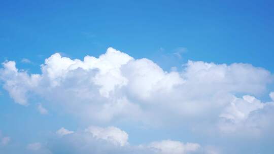 蓝天白云延时天空小清新云朵变化唯美风景云