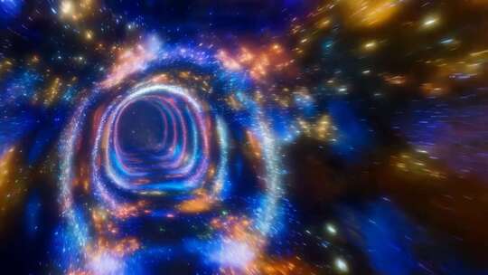 宇宙星空粒子特效背景