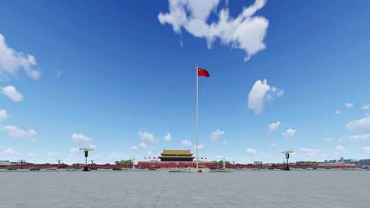 天安门广场 华表 大气北京