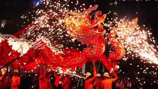 春节舞龙舞狮