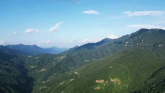 祖国大好河山青山绿水河流航拍